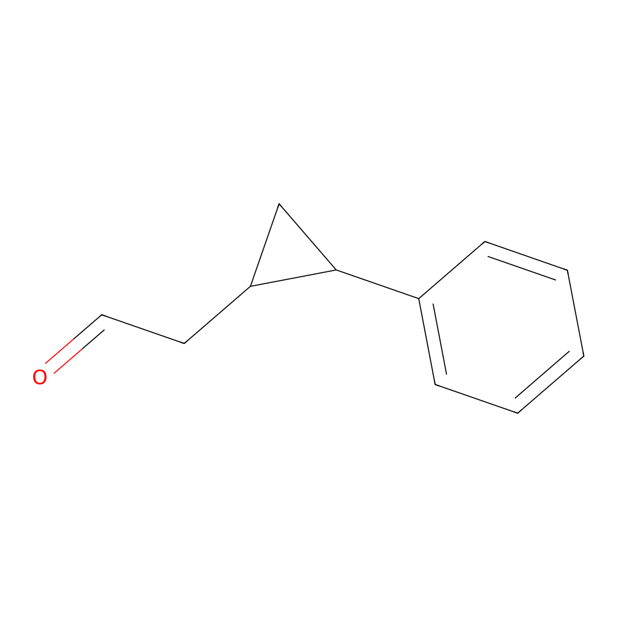 2-(2-Phenylcyclopropyl)acetaldehyde molecular structure, CAS 1085512-31-7