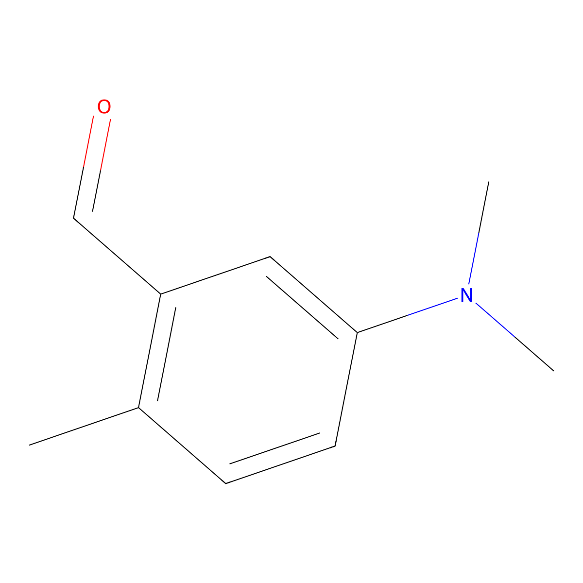 5-(Dimethylamino)-2-methylbenzaldehyde molecular structure, CAS 1085524-71-5