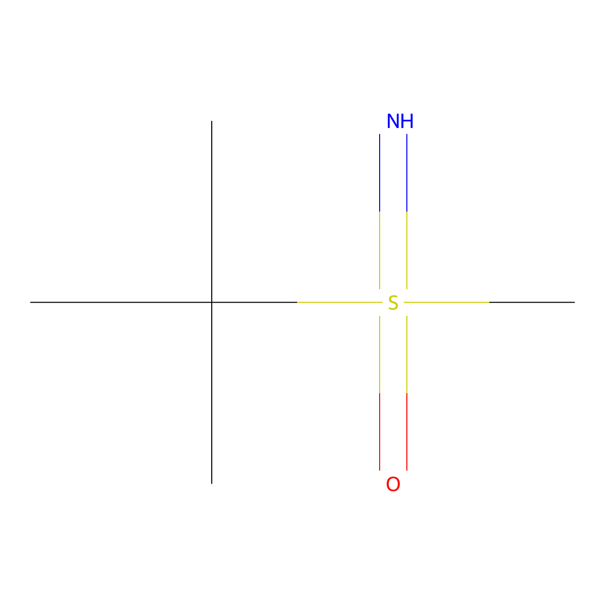 Tert-butyl(imino)methyl-lambda6-sulfanone molecular structure, CAS 1085526-21-1