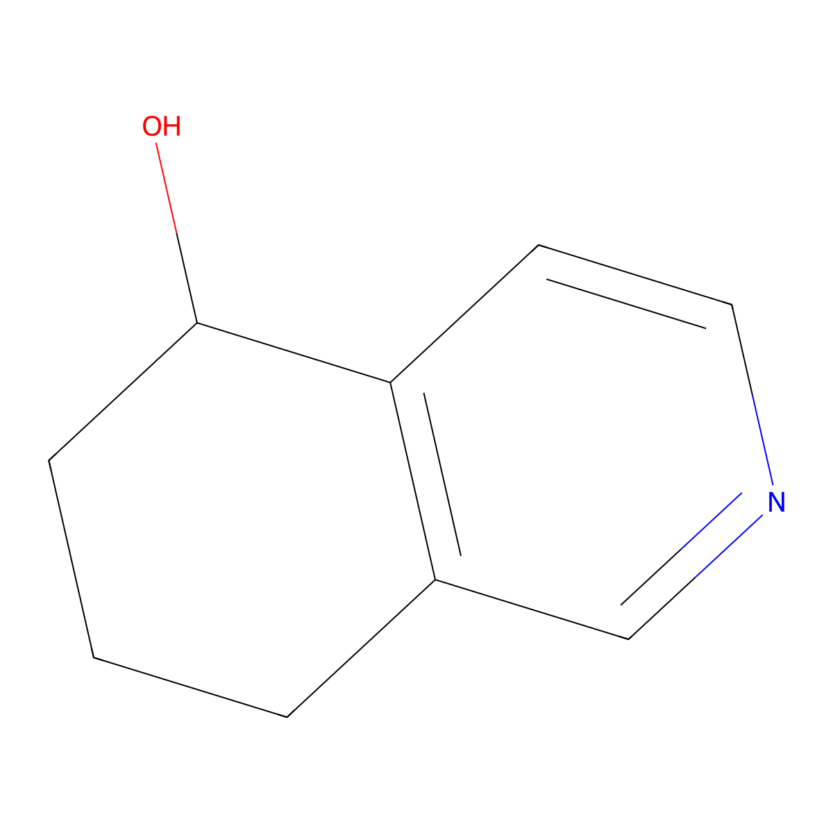 (5R)-5,6,7,8-Tetrahydroisoquinolin-5-ol molecular structure, CAS 1085526-35-7
