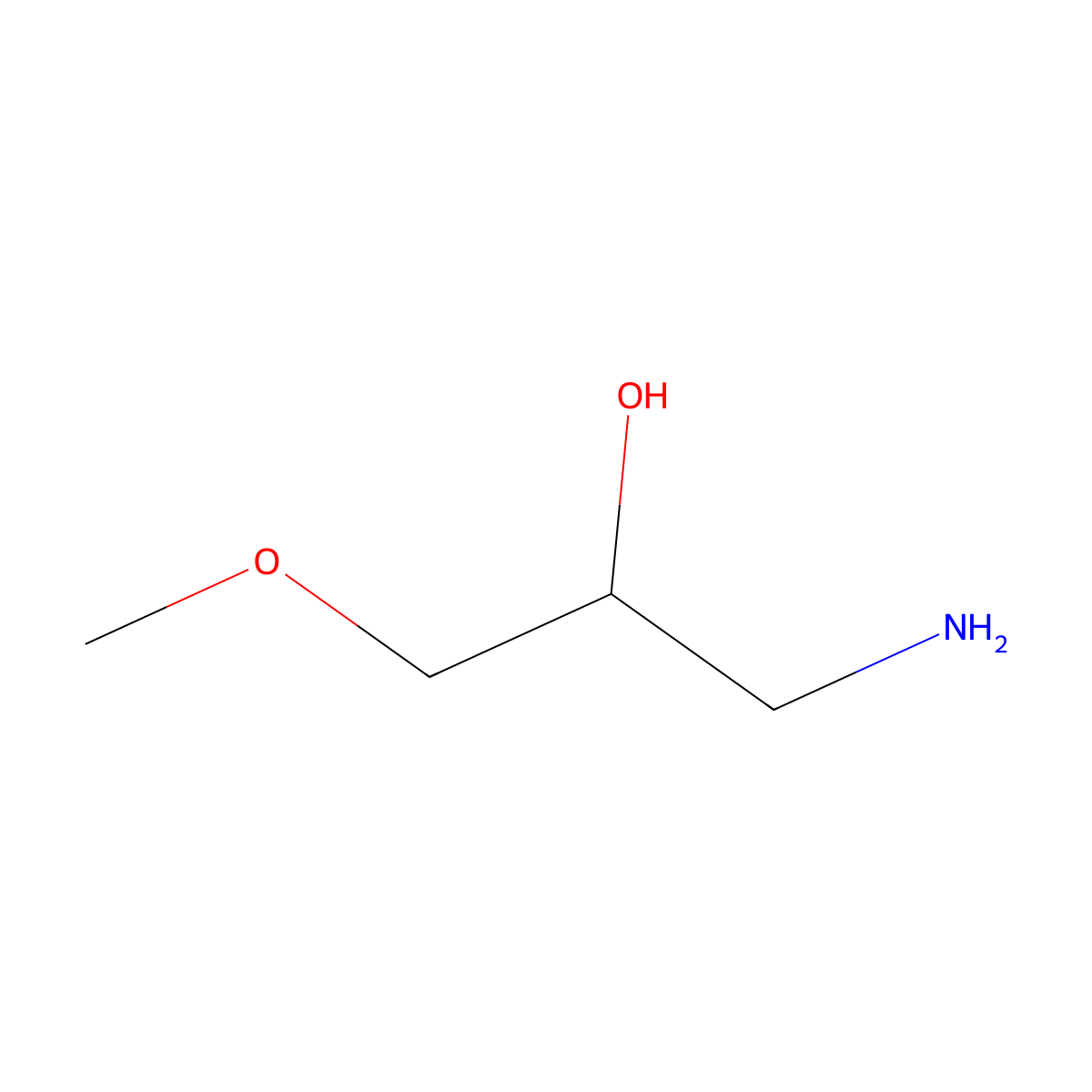 (2S)-1-amino-3-methoxypropan-2-ol molecular structure, CAS 1085543-96-9