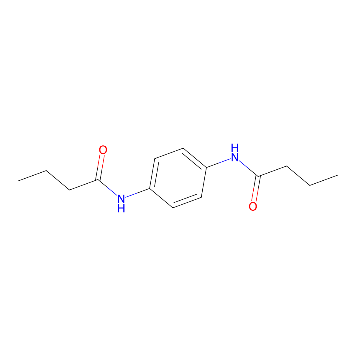 N-[4-(butanoylamino)phenyl]butanamide molecular structure, CAS 108575-08-2