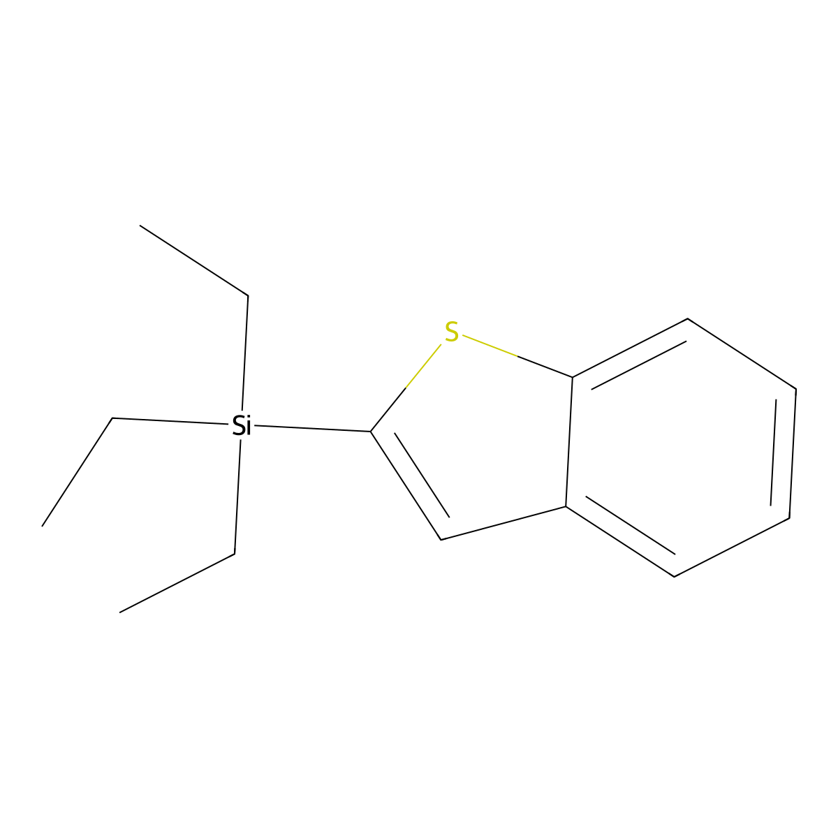 2-(Triethylsilyl)benzo[b]thiophene molecular structure, CAS 1085787-64-9