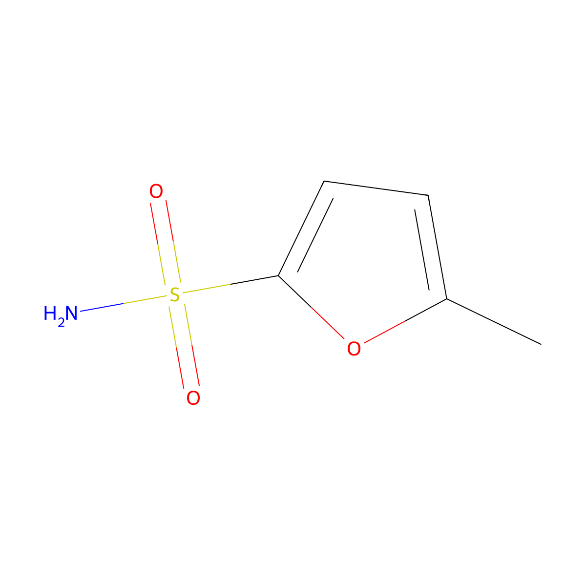 5-Methylfuran-2-sulfonamide molecular structure, CAS 108583-53-5