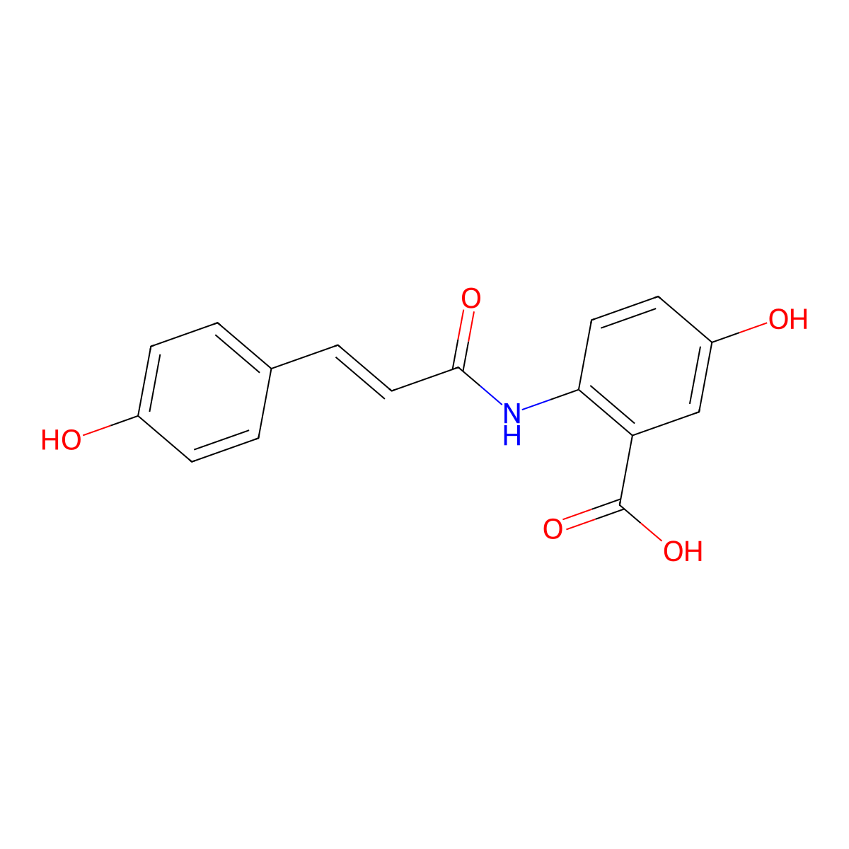 Avenanthramide A molecular structure, CAS 108605-70-5