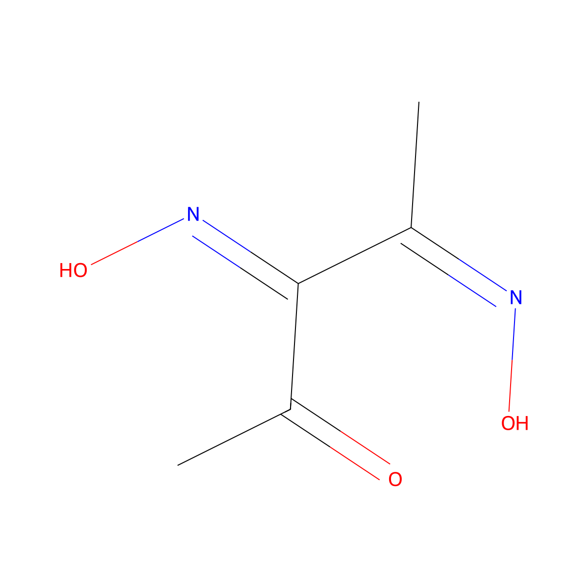 3,4-Bis(hydroxyimino)pentan-2-one molecular structure, CAS 1086263-70-8