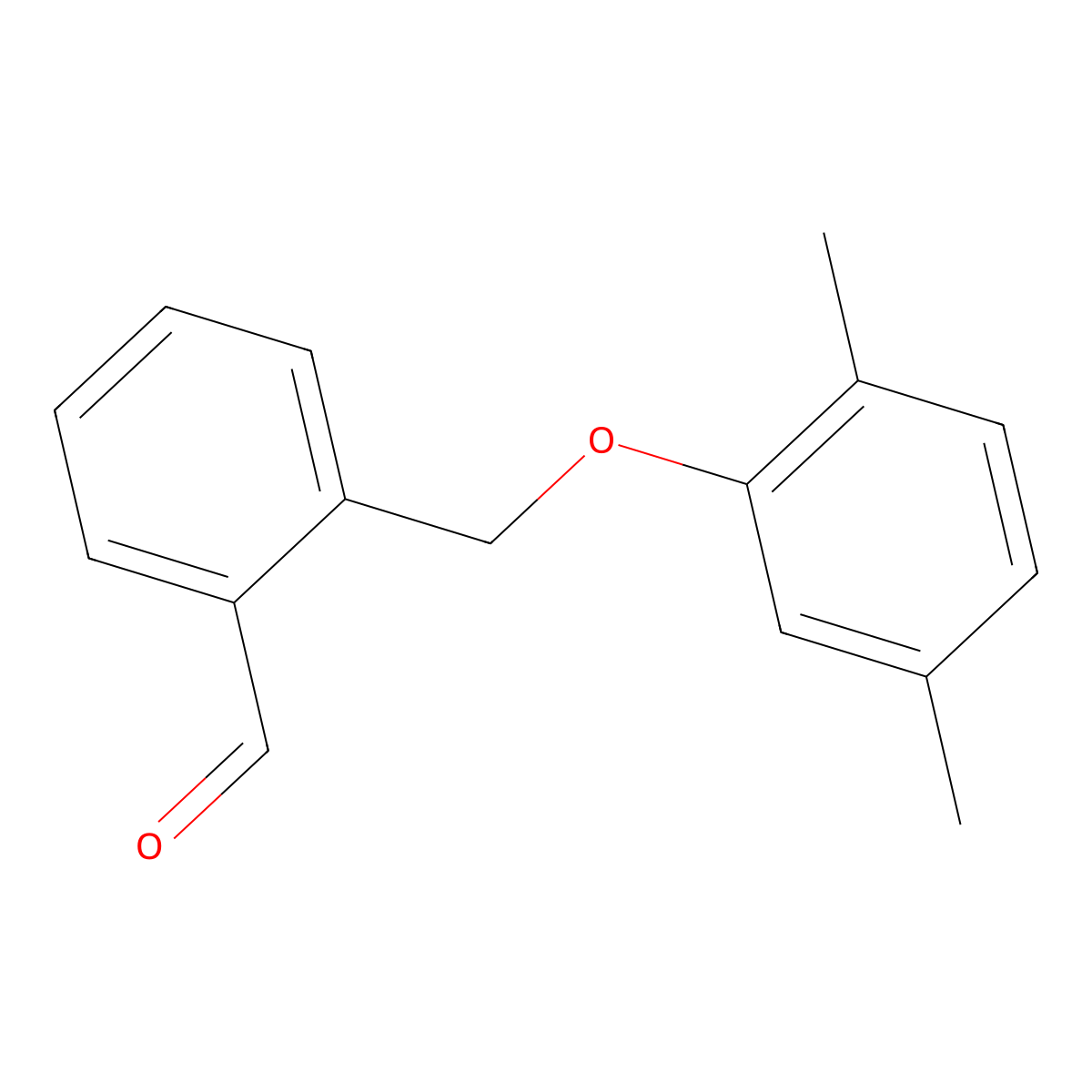 2-(2,5-Dimethylphenoxymethyl)benzaldehyde molecular structure, CAS 1086328-92-8