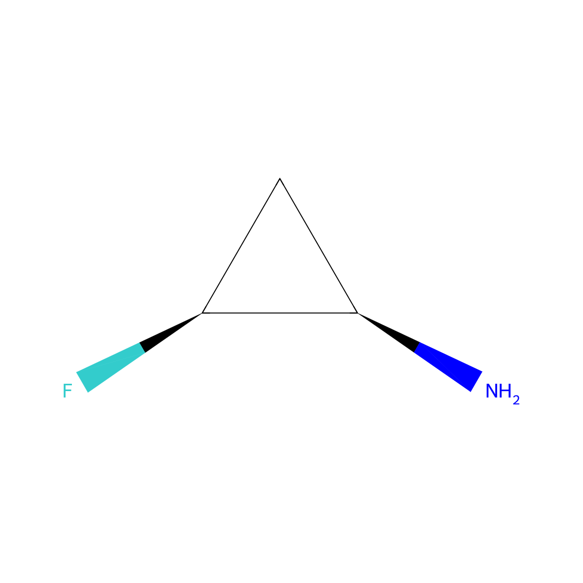 (1R,2S)-2-Fluorocyclopropan-1-amine molecular structure, CAS 1086372-16-8