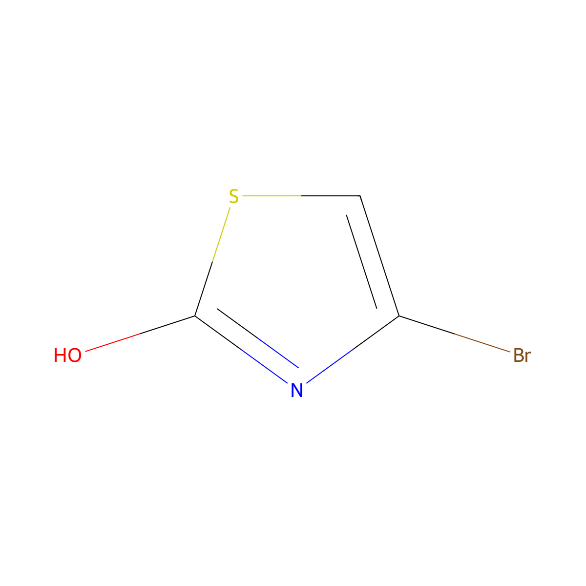 4-Bromothiazol-2-ol molecular structure, CAS 1086381-71-6