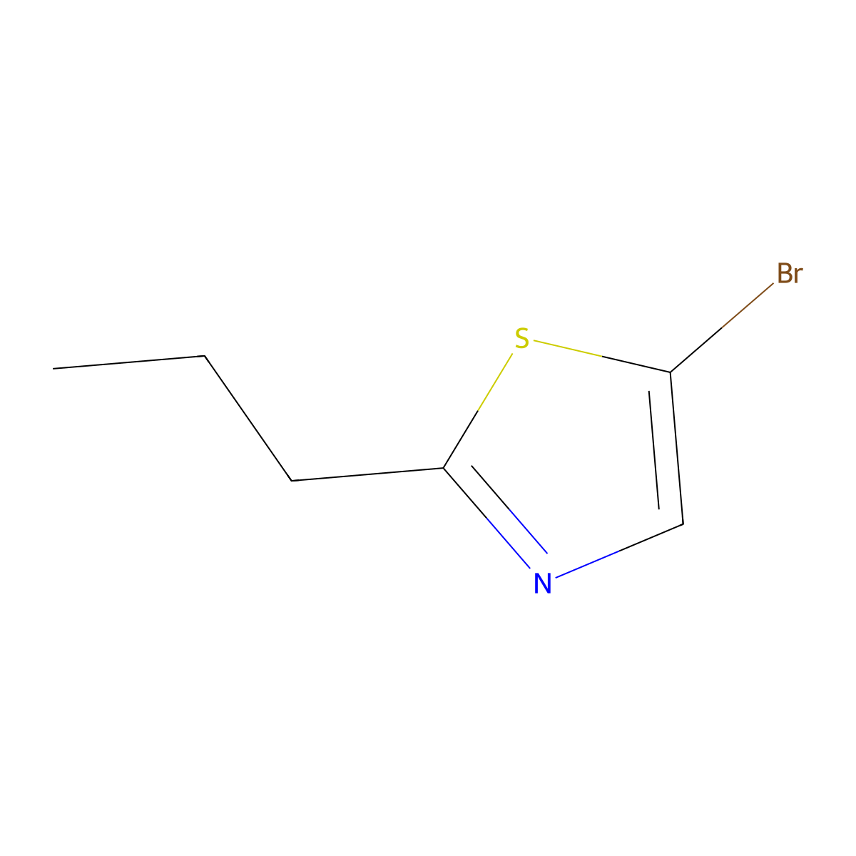 5-Bromo-2-propylthiazole molecular structure, CAS 1086382-48-0