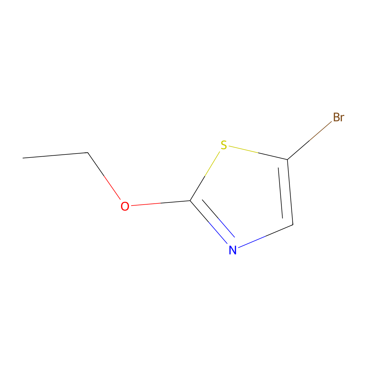 5-Bromo-2-ethoxythiazole molecular structure, CAS 1086382-60-6