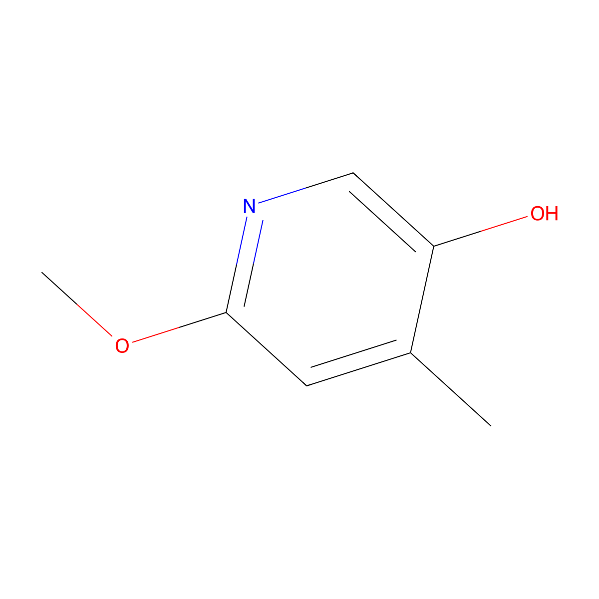6-Methoxy-4-methylpyridin-3-ol molecular structure, CAS 1086389-80-1