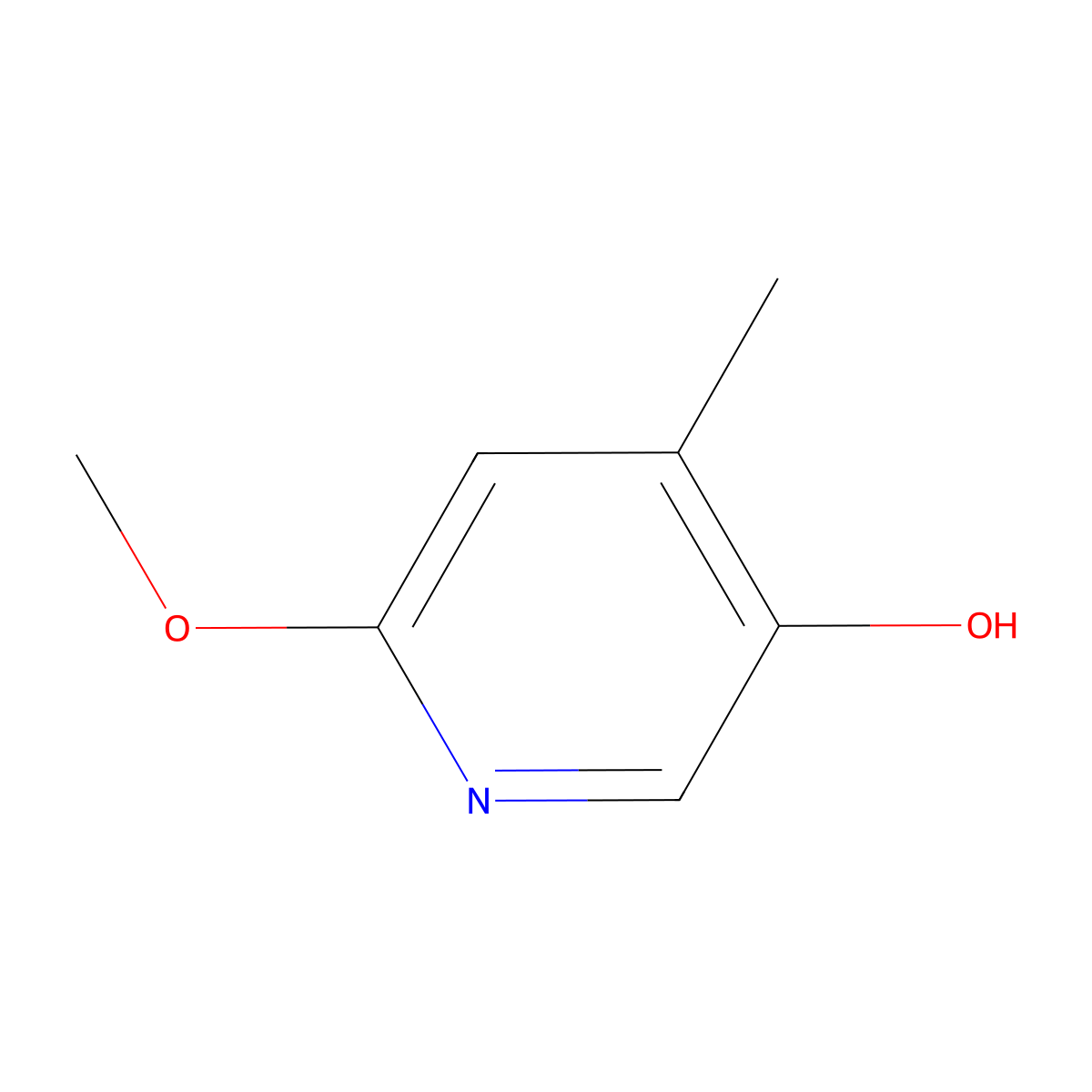6-Methoxy-4-methylpyridin-3-ol molecular structure, CAS 1086389-80-1