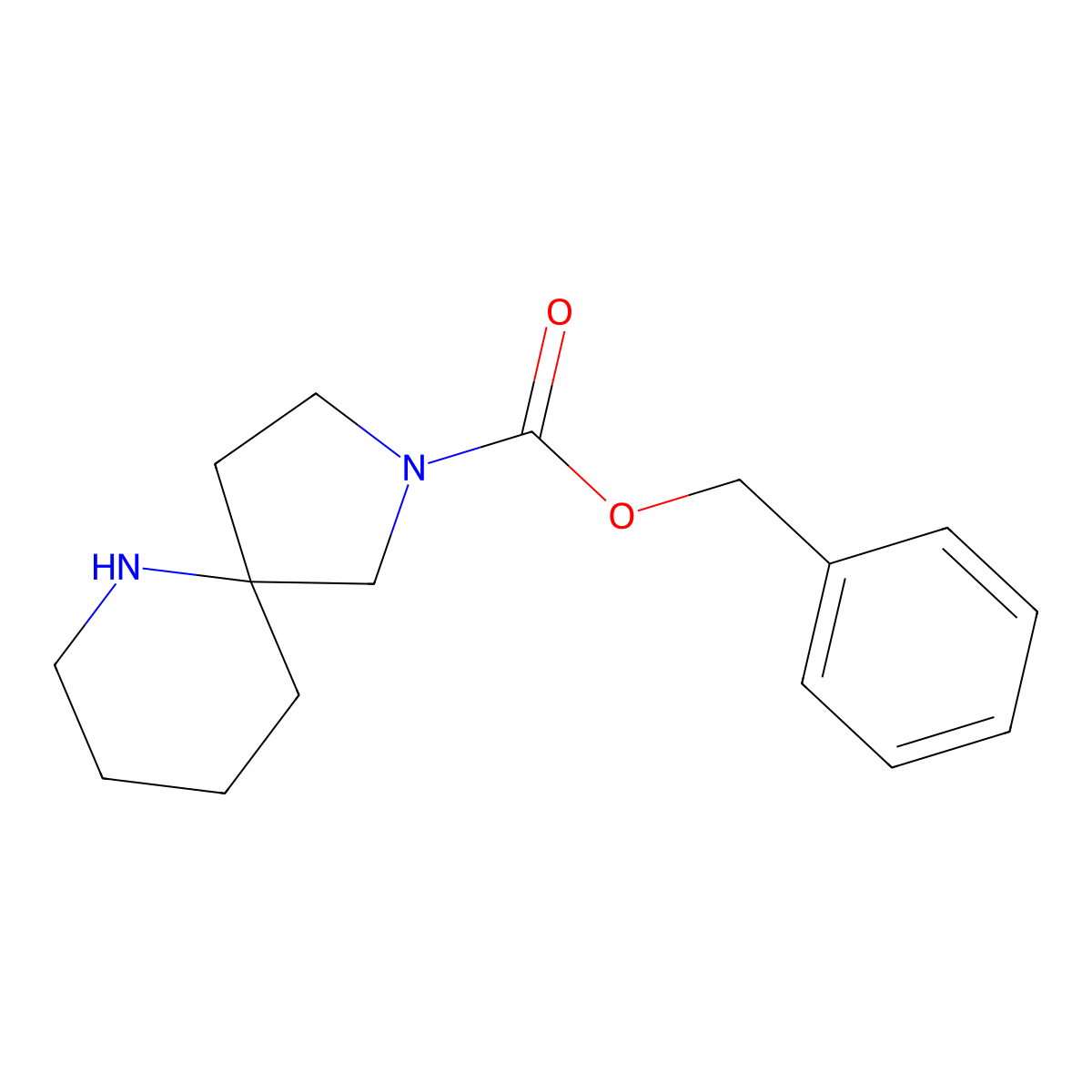 2-Cbz-2,6-diazaspiro[4.5]decane molecular structure, CAS 1086394-79-7