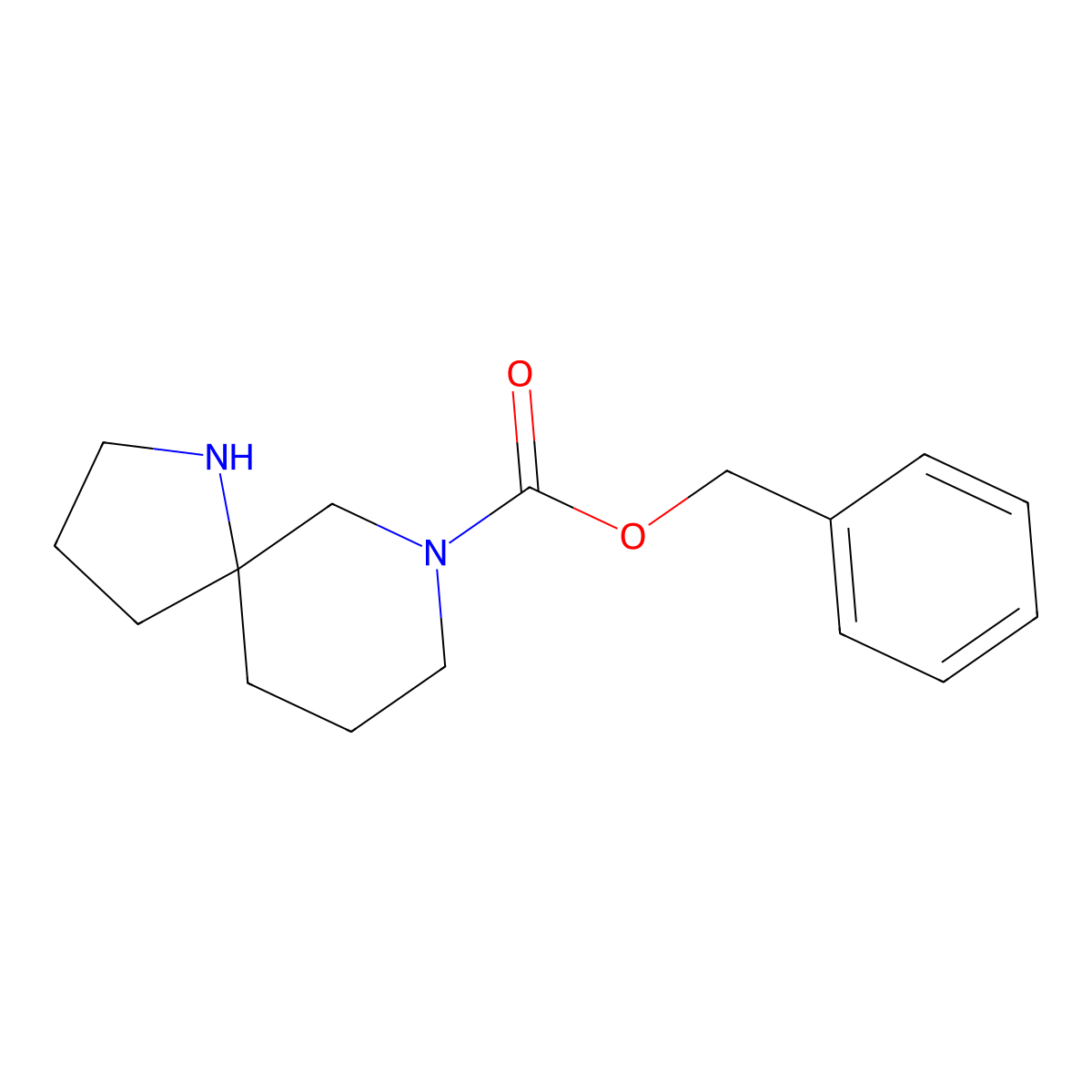 7-Cbz-1,7-diazaspiro[4.5]decane molecular structure, CAS 1086394-93-5