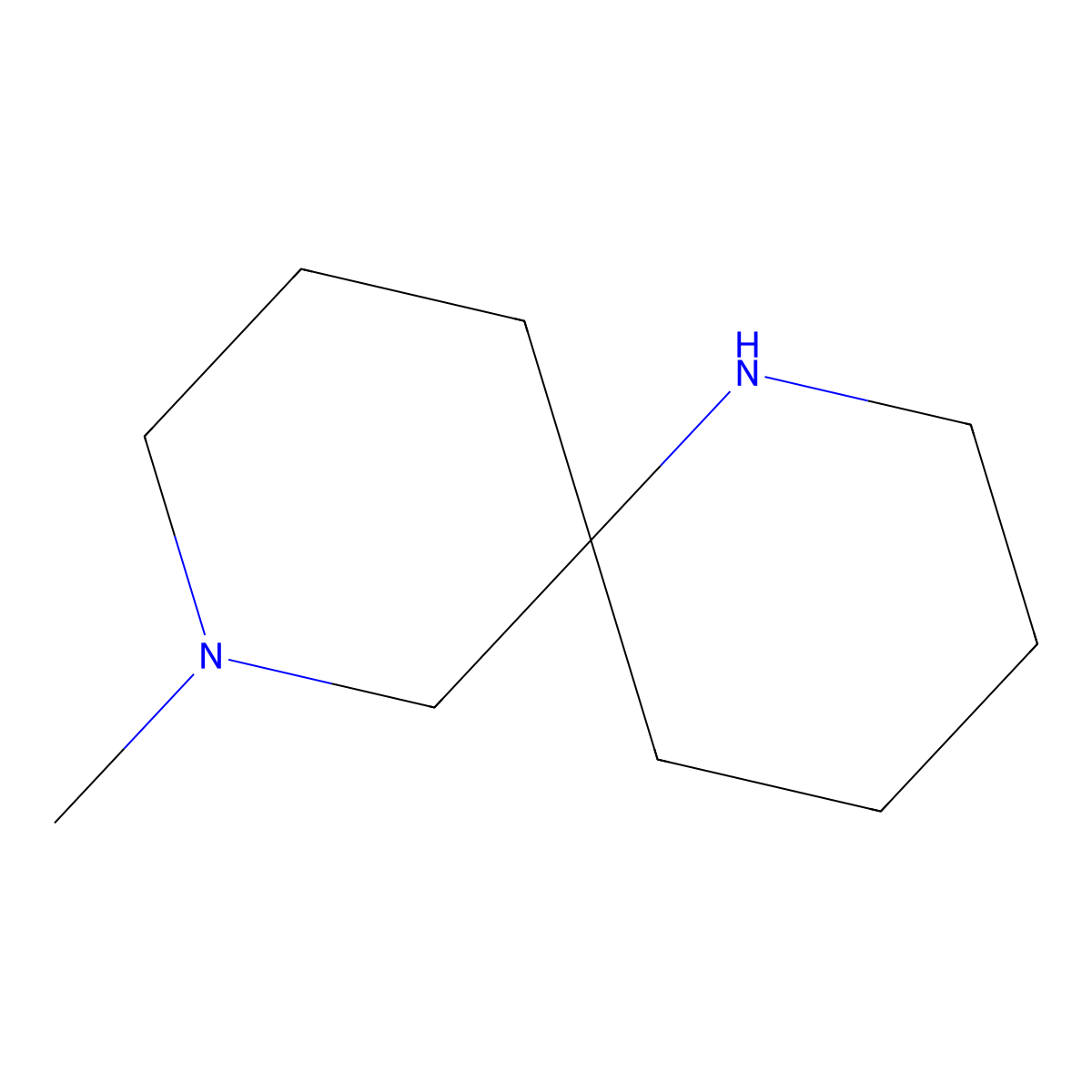 8-Methyl-1,8-diazaspiro[5.5]undecane molecular structure, CAS 1086395-02-9