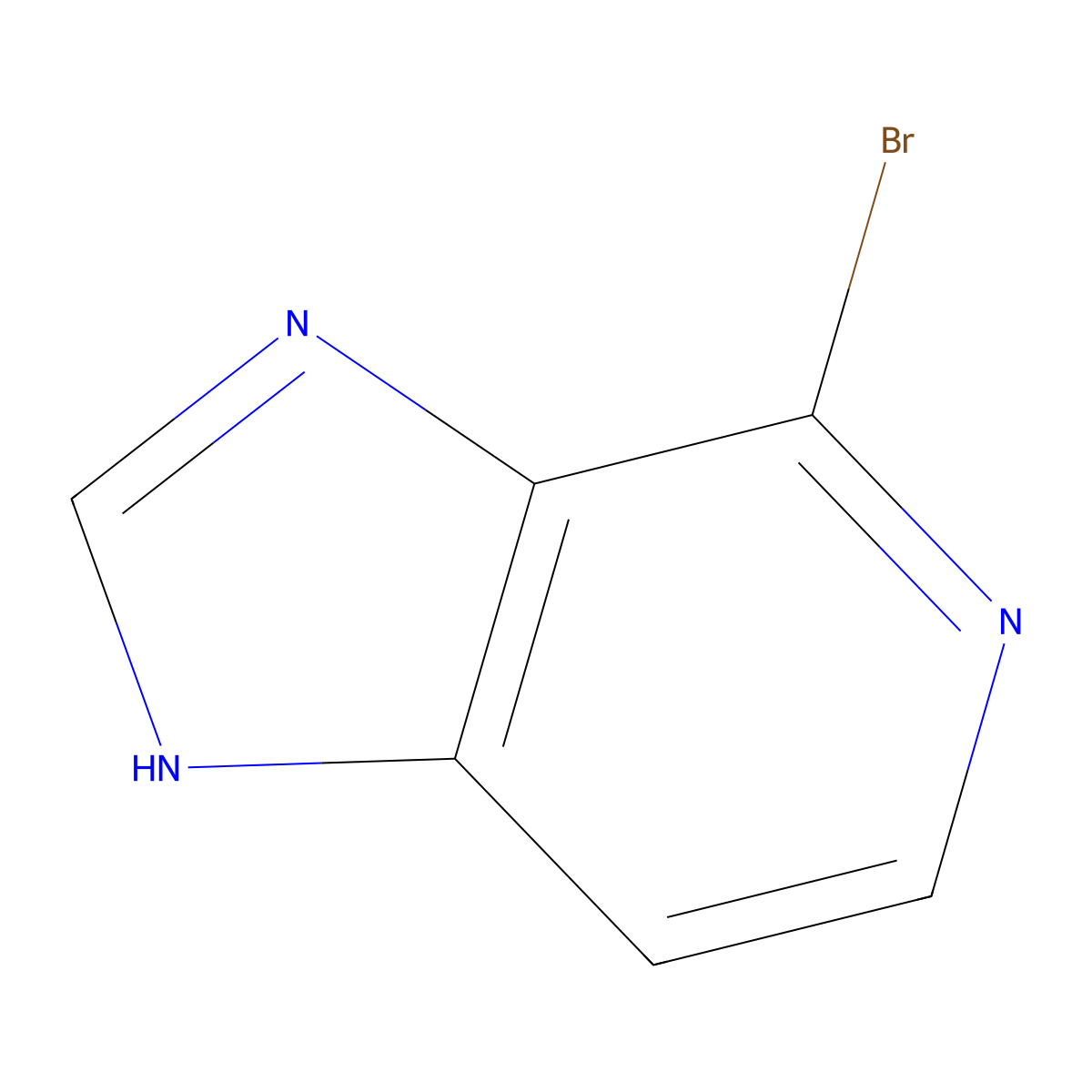 4-bromo-1H-imidazo[4,5-c]pyridine molecular structure, CAS 1086398-12-0
