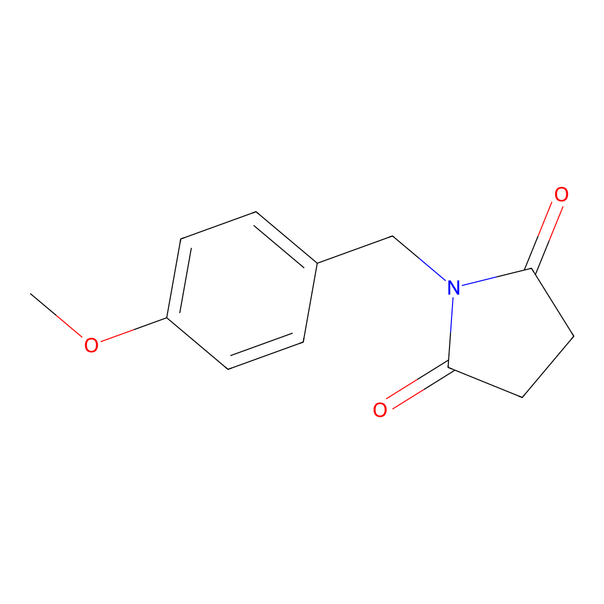 1-(4-Methoxybenzyl)pyrrolidine-2,5-dione molecular structure, CAS 108640-66-0