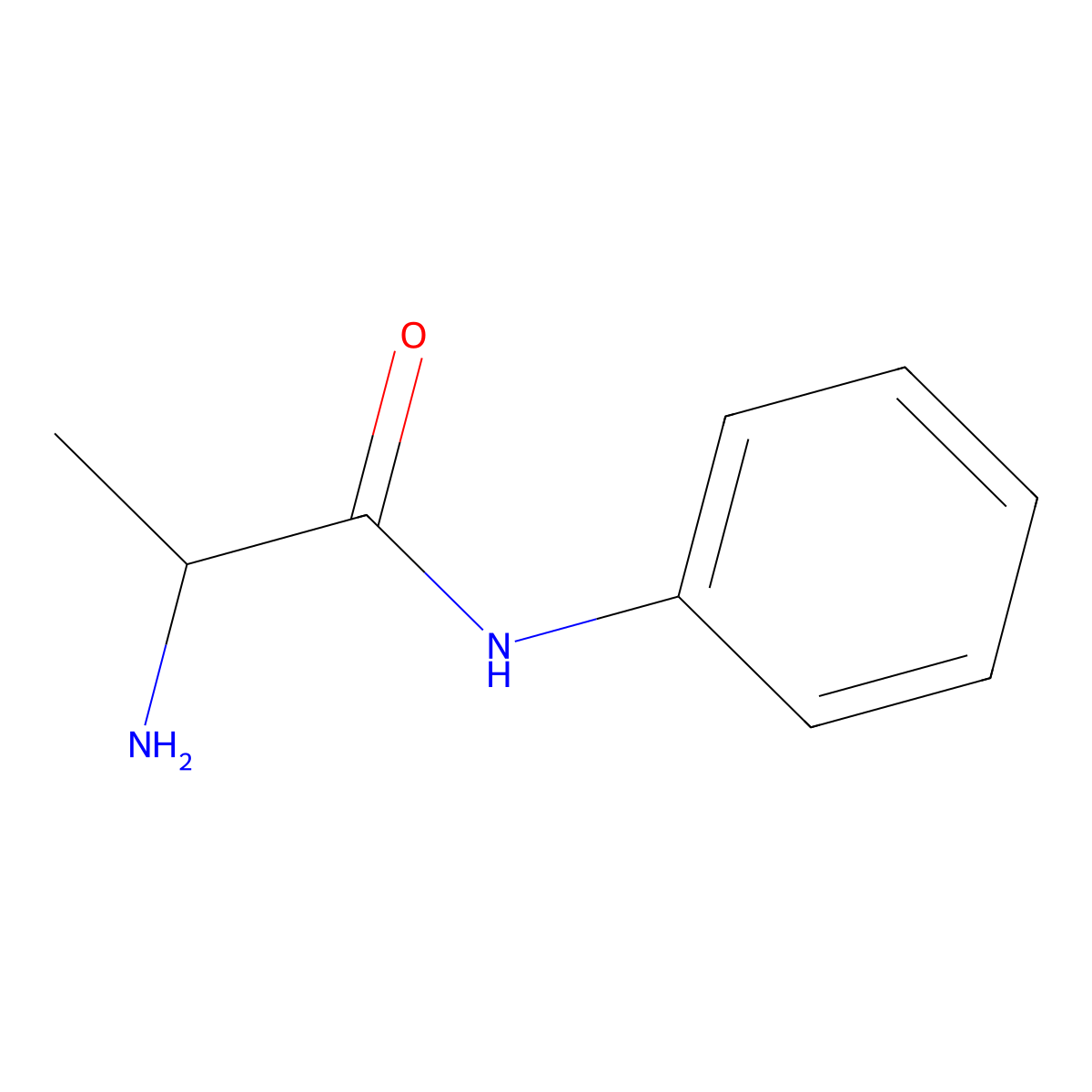 (2R)-2-amino-N-phenylpropanamide molecular structure, CAS 108645-57-4
