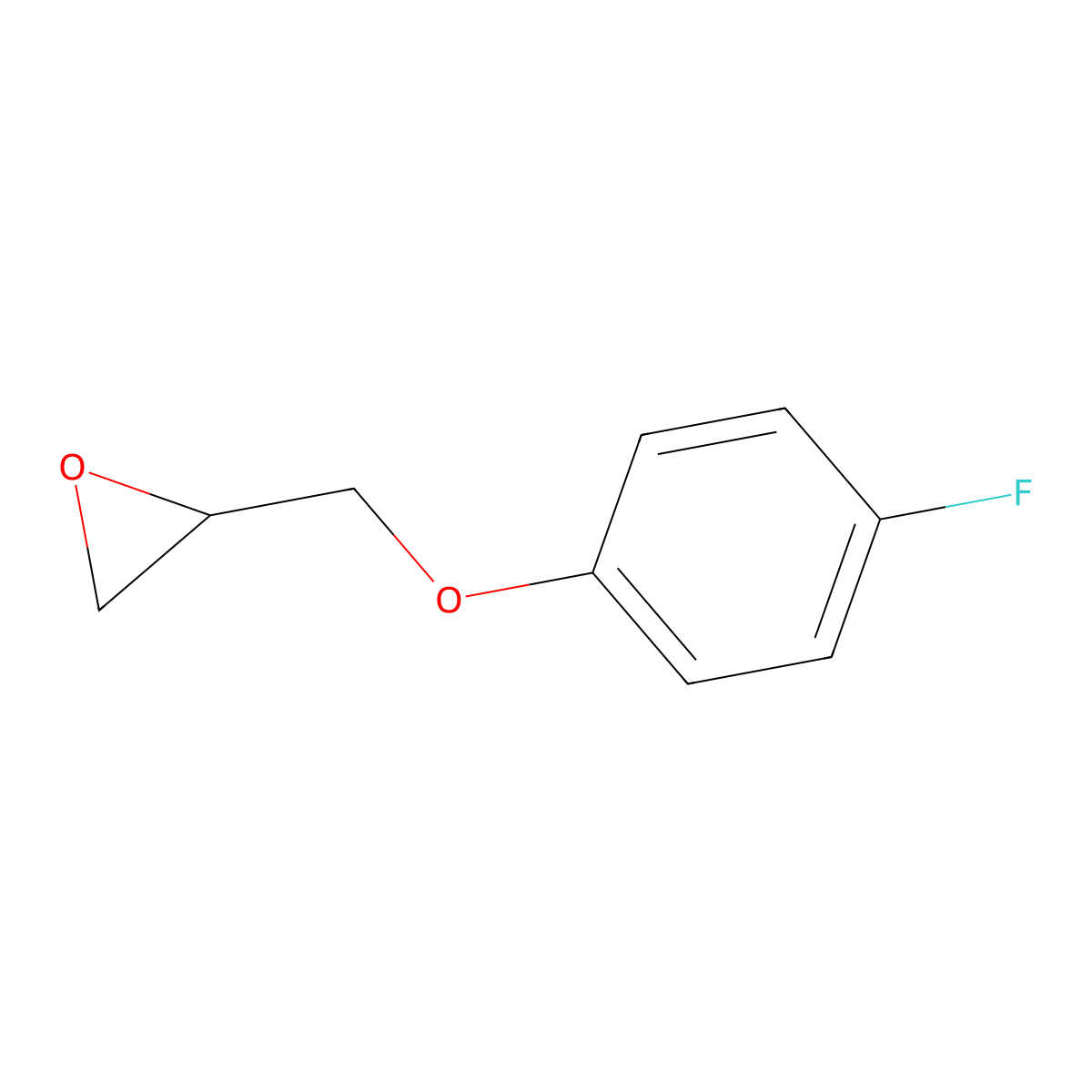 2-[(4-Fluorophenoxy)methyl]oxirane molecular structure, CAS 108648-25-5