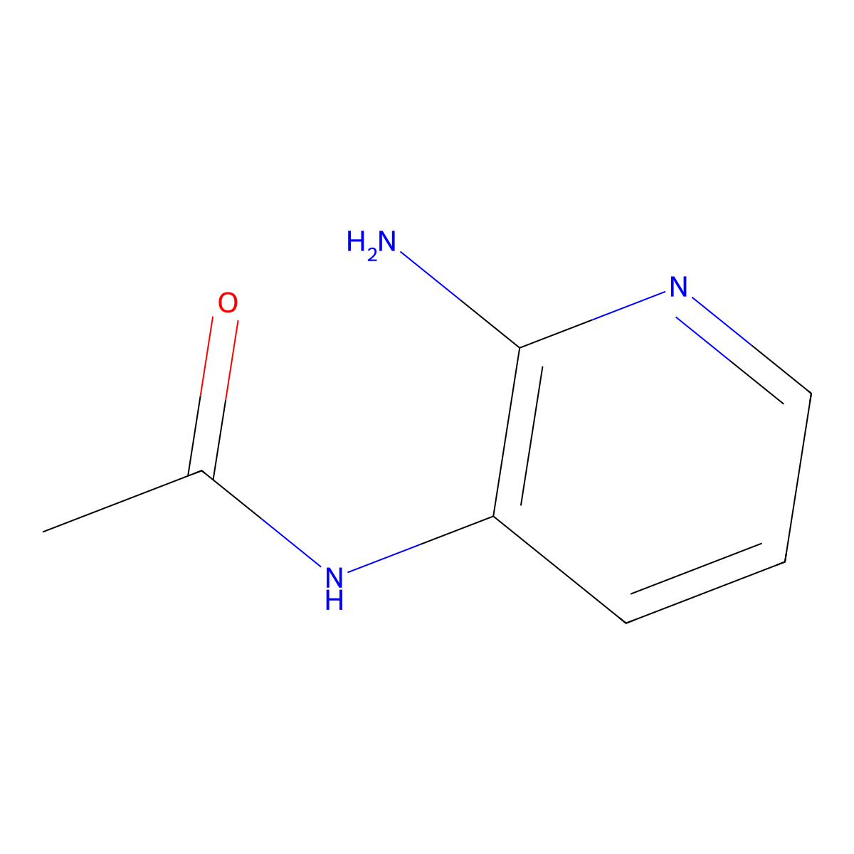 N-(2-aminopyridin-3-yl)acetamide molecular structure, CAS 108655-59-0