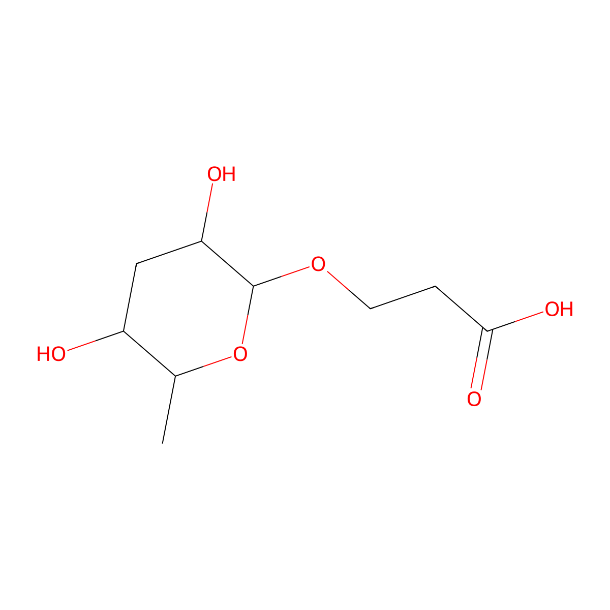 ascaroside C3 molecular structure, CAS 1086696-26-5