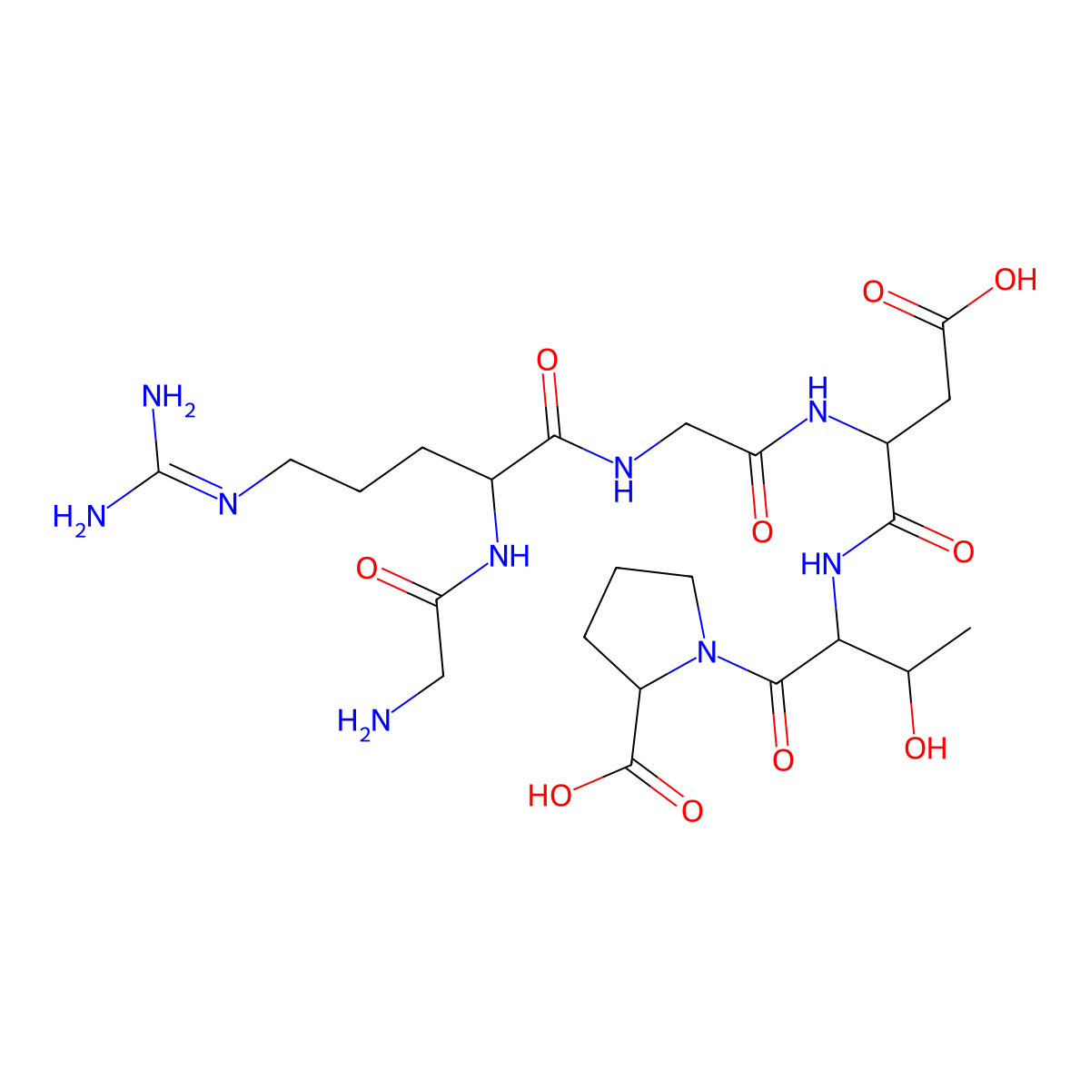 Grgdtp molecular structure, CAS 108682-58-2