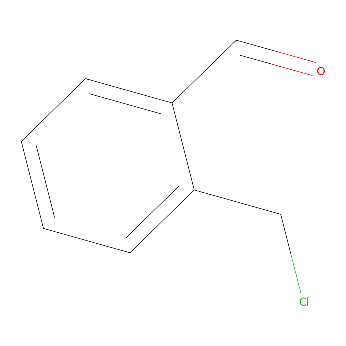 2-(Chloromethyl)benzaldehyde molecular structure, CAS 108683-62-1