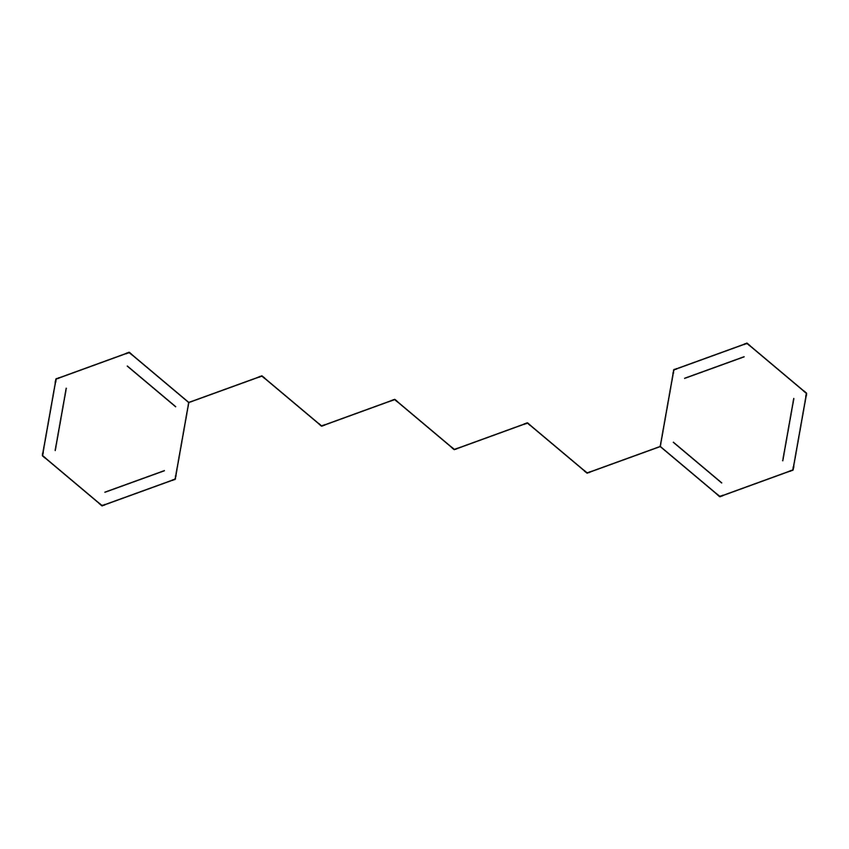 1,6-Diphenylhexane molecular structure, CAS 1087-49-6