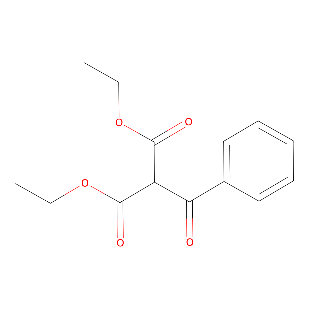 Diethyl 2-benzoylmalonate molecular structure, CAS 1087-97-4