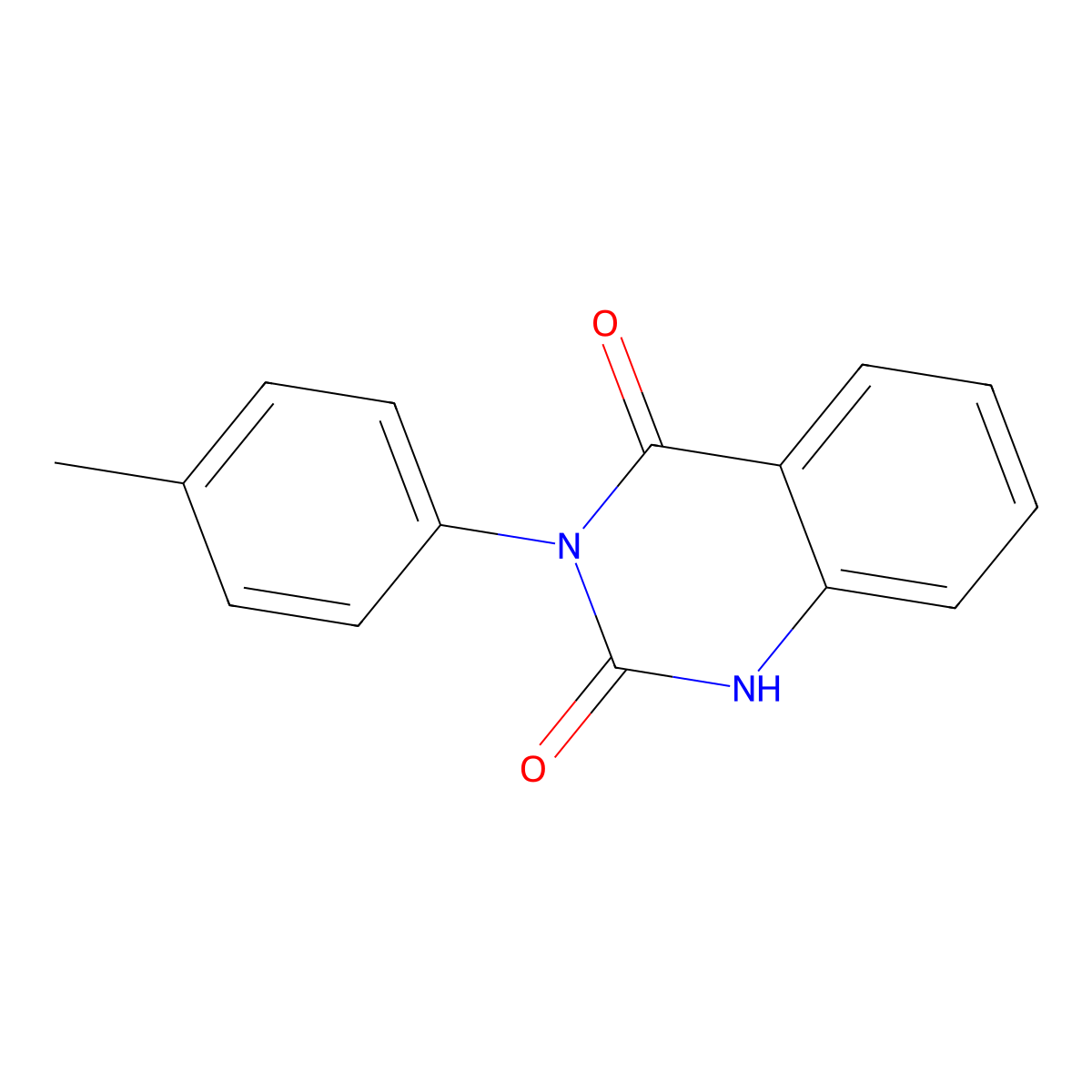 3-(4-Methylphenyl)quinazoline-2,4(1H,3H)-dione molecular structure, CAS 1087-99-6