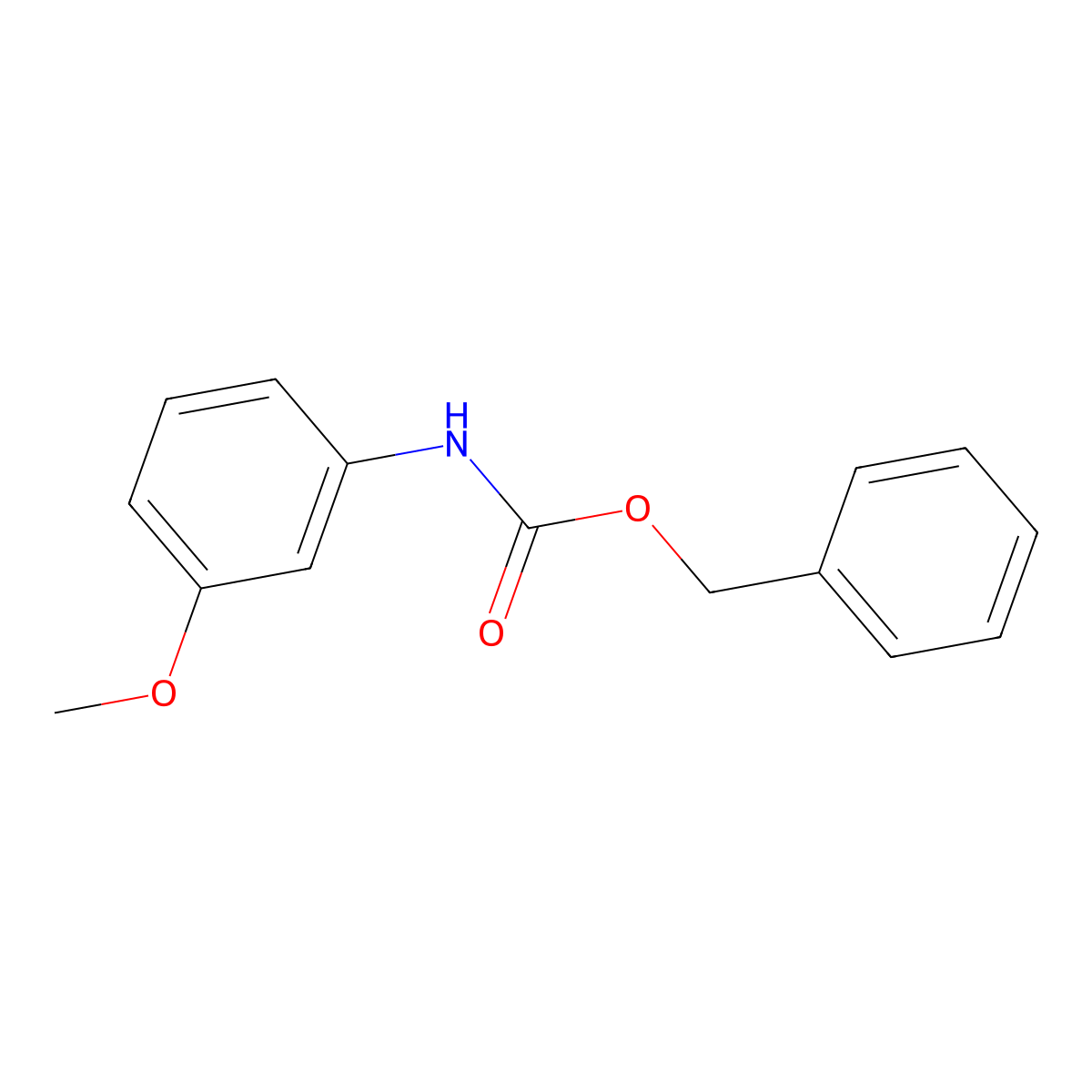 Benzyl (3-methoxyphenyl)carbamate molecular structure, CAS 108716-30-9