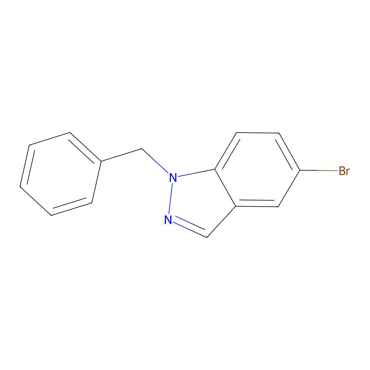 5-Bromo-1-(phenylmethyl)-1H-indazole molecular structure, CAS 1087160-01-7