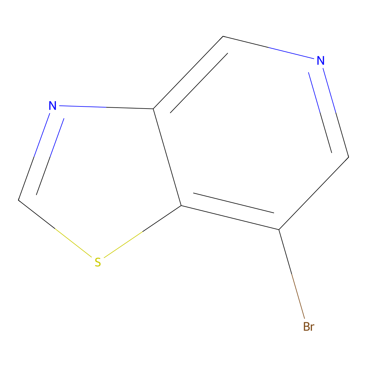 7-Bromothiazolo[4,5-c]pyridine molecular structure, CAS 108724-09-0