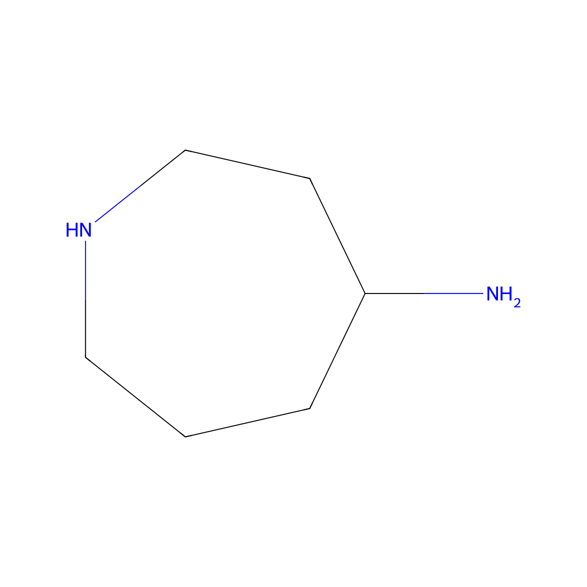 Azepan-4-amine molecular structure, CAS 108724-15-8