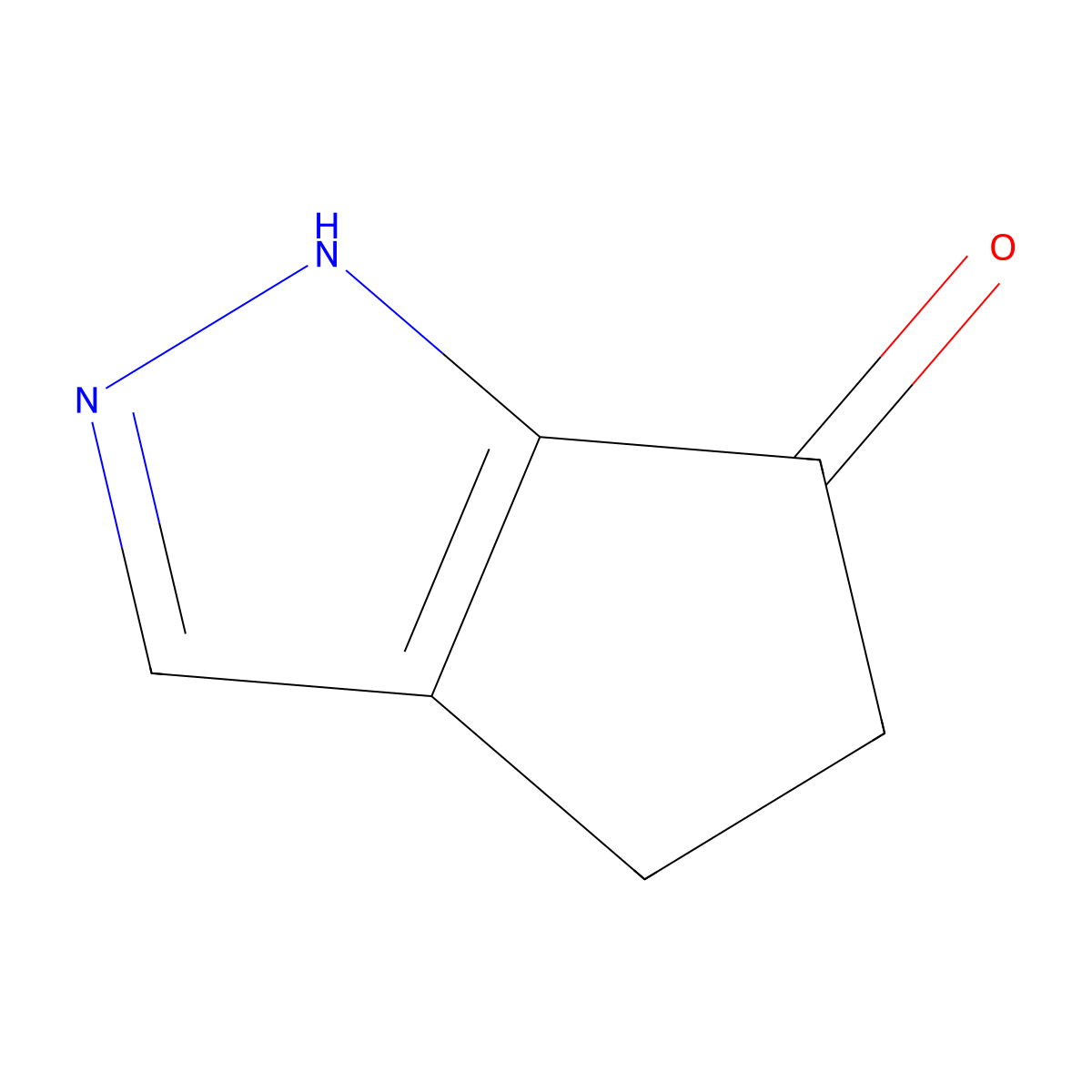 4,5-dihydro-1H-cyclopenta[c]pyrazol-6-one molecular structure, CAS 1087267-59-1
