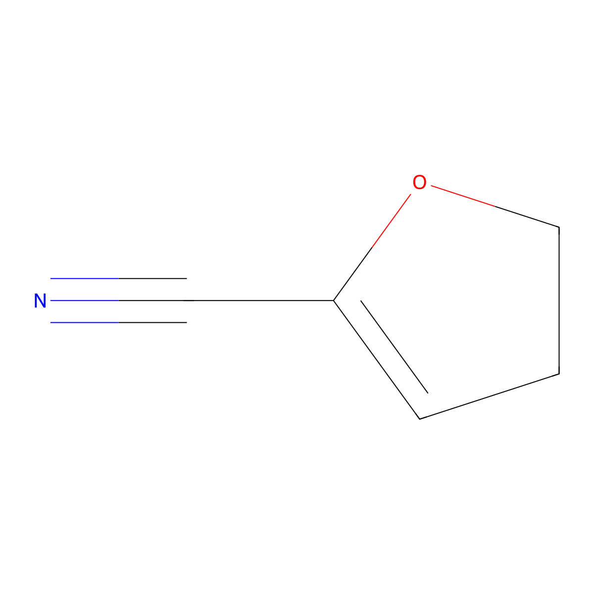 4,5-Dihydrofuran-2-carbonitrile molecular structure, CAS 108734-03-8