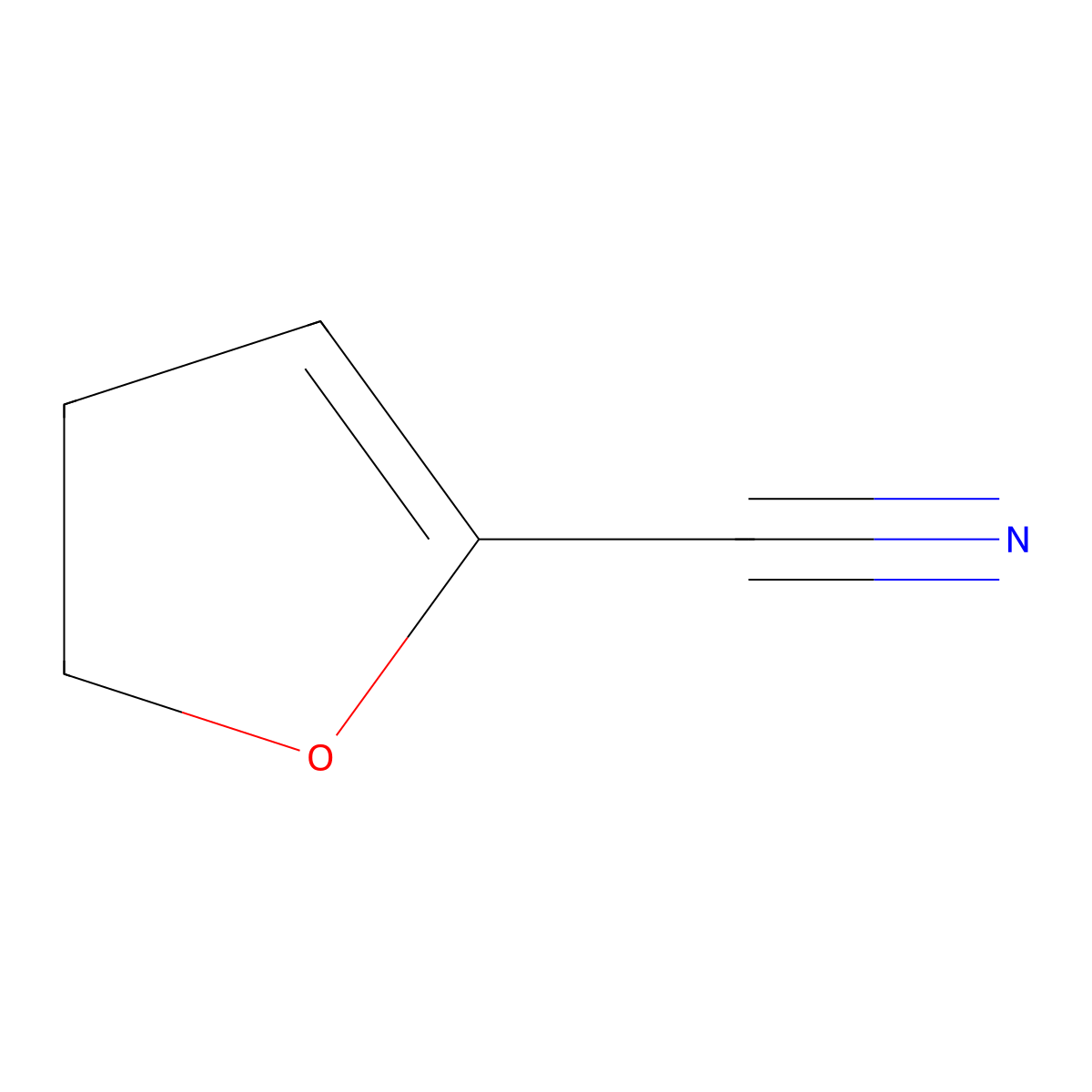 4,5-Dihydrofuran-2-carbonitrile molecular structure, CAS 108734-03-8