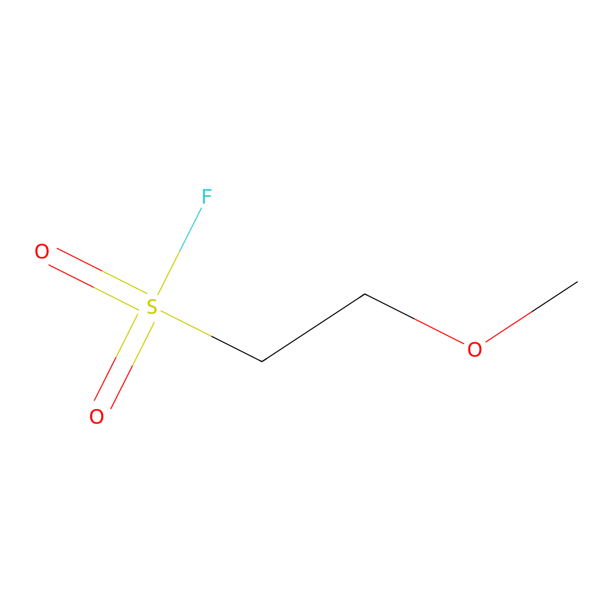 2-Methoxyethane-1-sulfonyl fluoride molecular structure, CAS 1087410-86-3