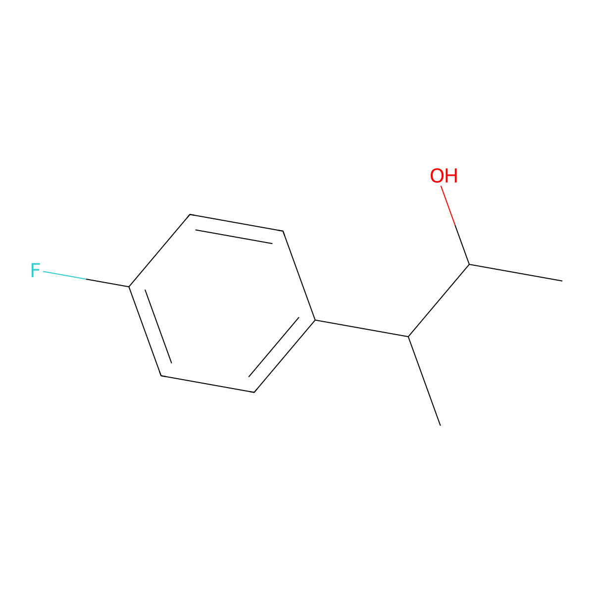 3-(4-Fluorophenyl)butan-2-ol molecular structure, CAS 1087411-17-3