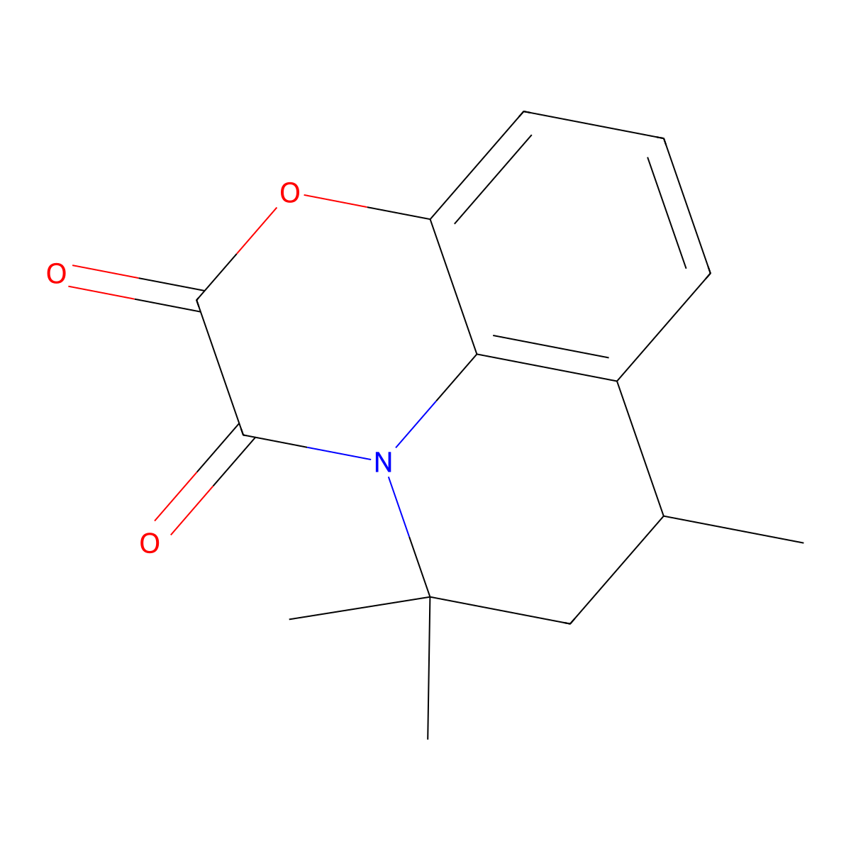 5,5,7-trimethyl-6,7-dihydro-5H-[1,4]oxazino[2,3,4-ij]quinoline-2,3-dione molecular structure, CAS 1087644-54-9