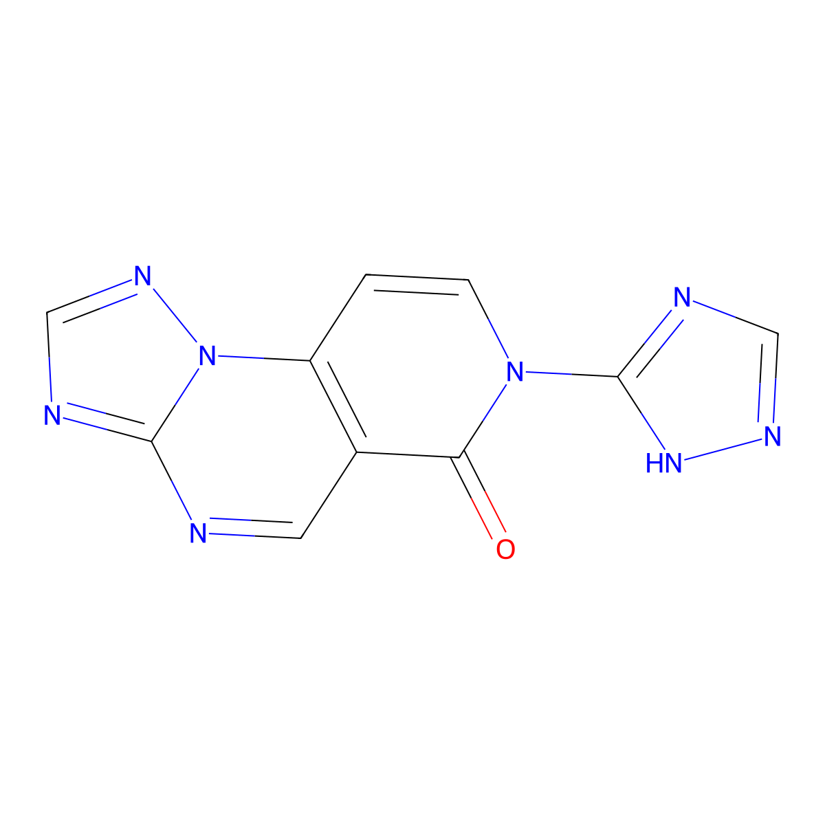 7-(1H-1,2,4-triazol-3-yl)pyrido[3,4-e][1,2,4]triazolo[1,5-a]pyrimidin-6(7H)-one molecular structure, CAS 1087654-55-4