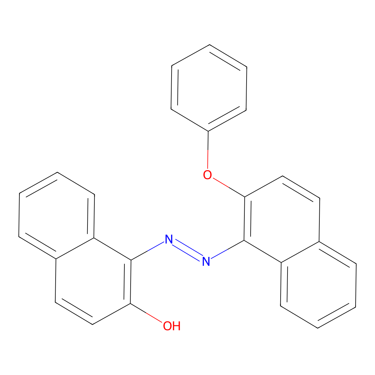 1-[(2-Phenoxy-1-naphthyl)diazenyl]-2-naphthol molecular structure, CAS 1087737-53-8