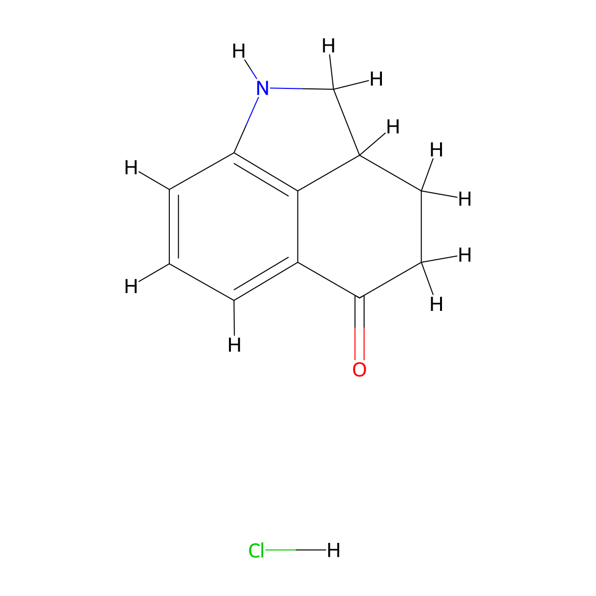 2-Azatricyclo[6.3.1.0,4,12]dodeca-1(11),8(12),9-trien-7-one hydrochloride molecular structure, CAS 1087737-80-1