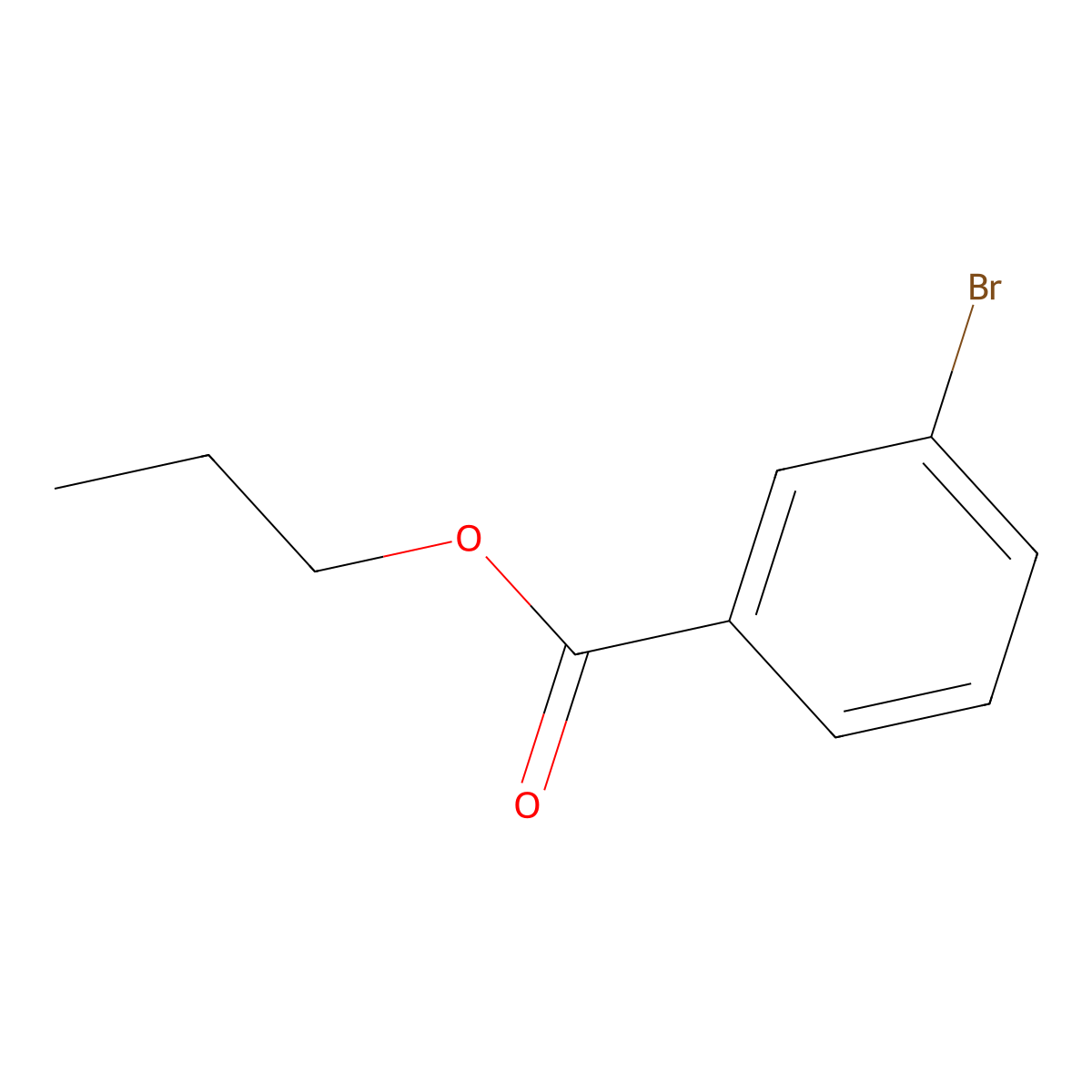 Propyl 3-bromobenzoate molecular structure, CAS 1087738-72-4
