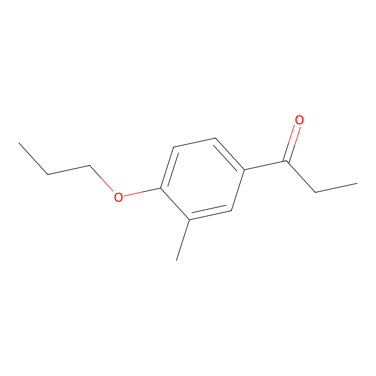 3'-Methyl-4'-n-propoxypropiophenone molecular structure, CAS 1087738-87-1