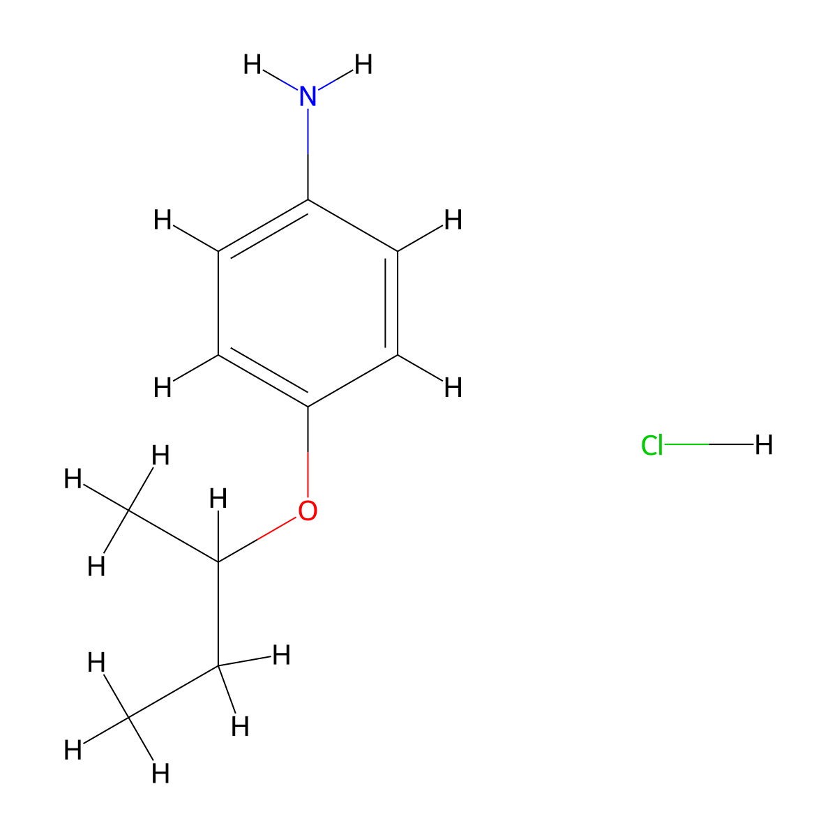 (4-Sec-butoxyphenyl)amine hydrochloride molecular structure, CAS 1087751-49-2