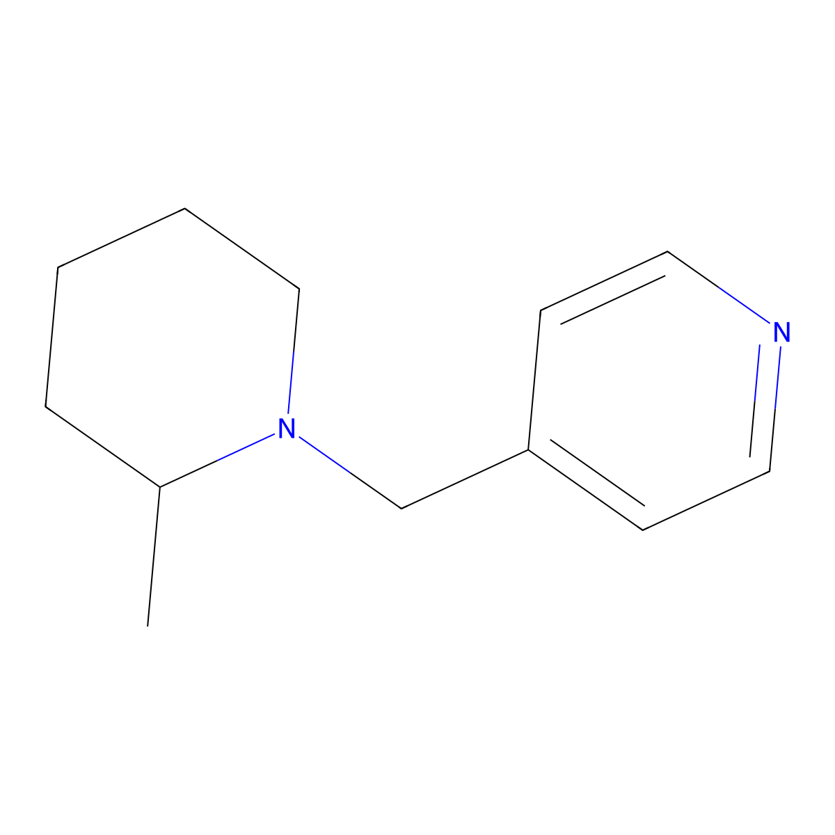 4-[(2-Methylpiperidin-1-yl)methyl]pyridine molecular structure, CAS 1087784-25-5