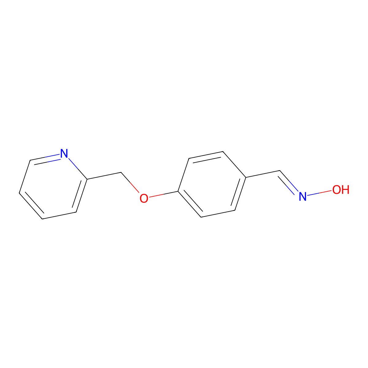 4-(Pyridin-2-ylmethoxy)benzaldehyde oxime molecular structure, CAS 1087784-36-8
