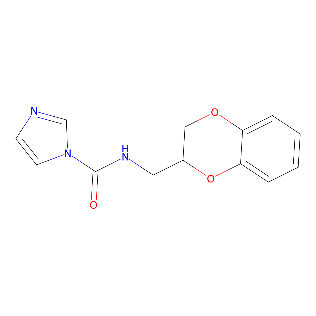 N-(2,3-dihydro-1,4-benzodioxin-2-ylmethyl)-1H-imidazole-1-carboxamide molecular structure, CAS 1087784-59-5